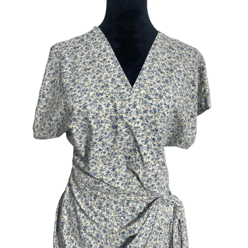 Sezane Size XS  Samantha Dress Short Wrap Floral - Image 3