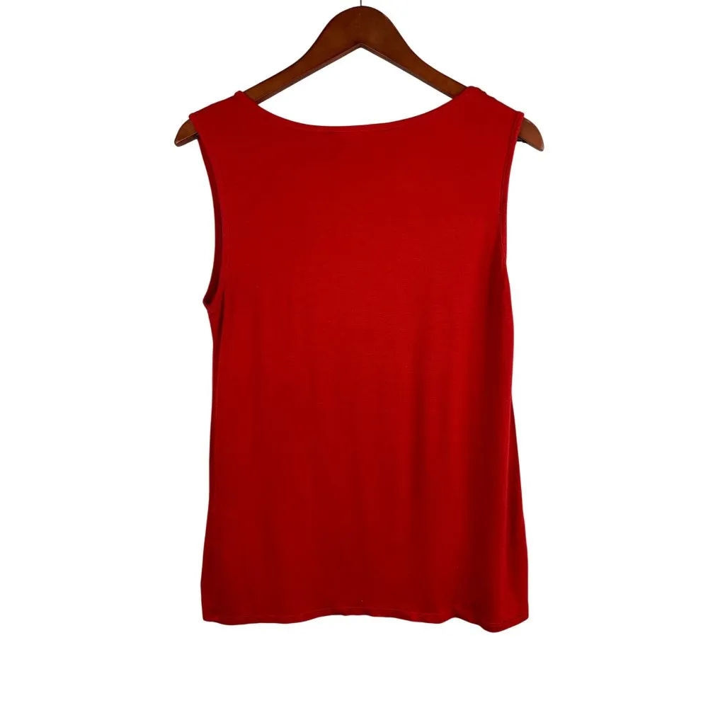 Anthony Originals Red Sleeveless Tank Top XS Rayon/Spandex - Image 2