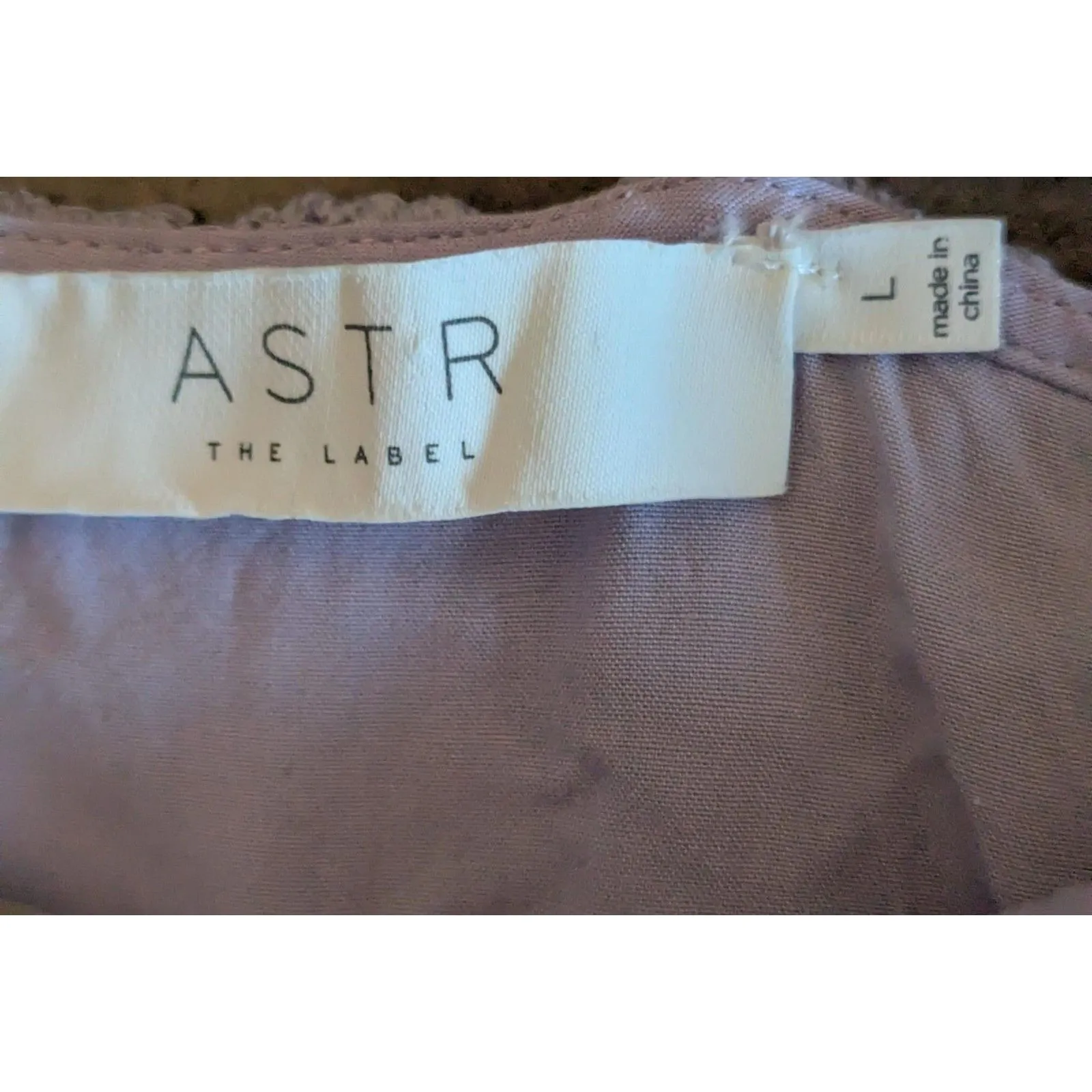 ASTR The Label L Lavender Lilac Lace Cutout Midi Dress - Image 2