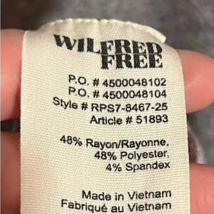 Wilfred  Free Heather Gray Knit Top - Image 4