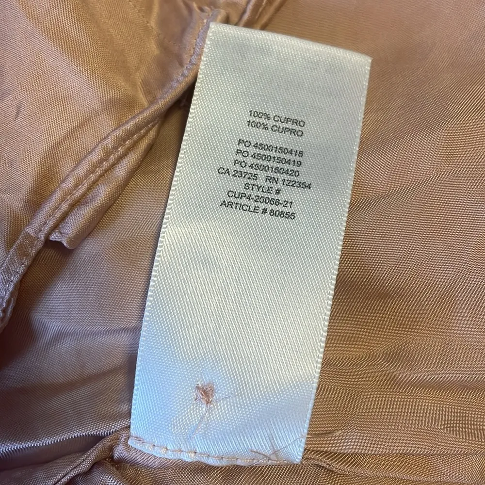 Wilfred Satin Collar Button Down Cupro Top Size 2XS - Image 5