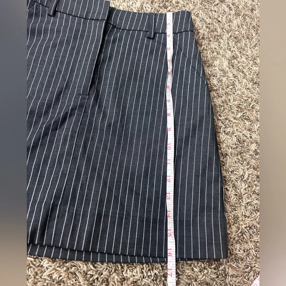 L’ACADEMIA The Mattia Mini Skirt in Grey & White Revolve Sz XS - Image 8