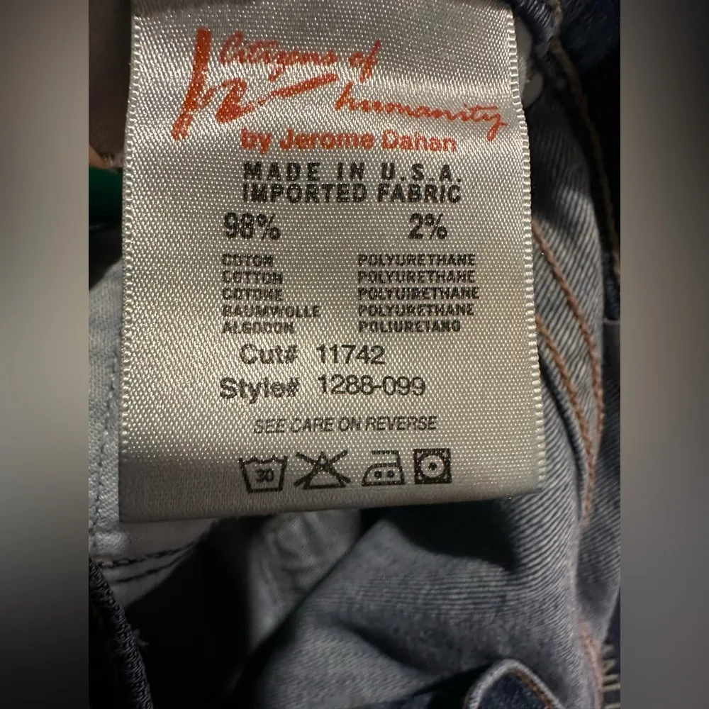 Citizens of Humanity Straight Leg Jeans Elson Mid Rise Medium Wash Denim - Image 8