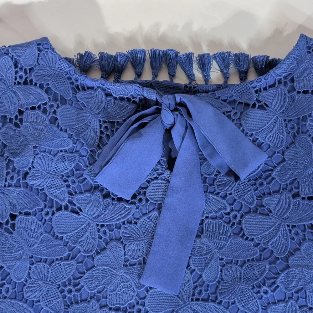 Talbot's Blue Lace Women's Top Size 14P NWT - Image 6