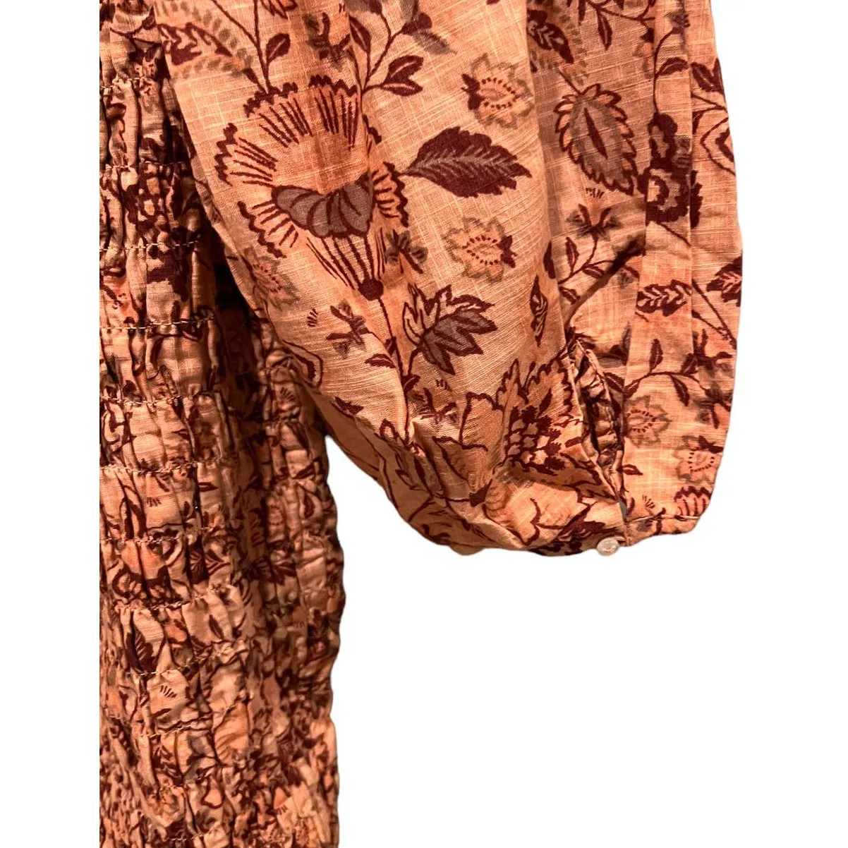 Free People Smock it to Me Mini Long Sleeve Dress Size Medium - Image 9