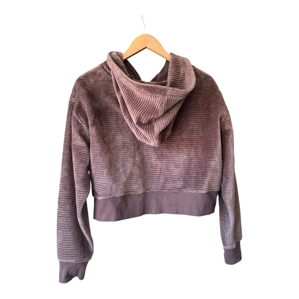 nuuds Full Zip Ribbed hoodie Chocolate Brown Size M Size M - Image 5