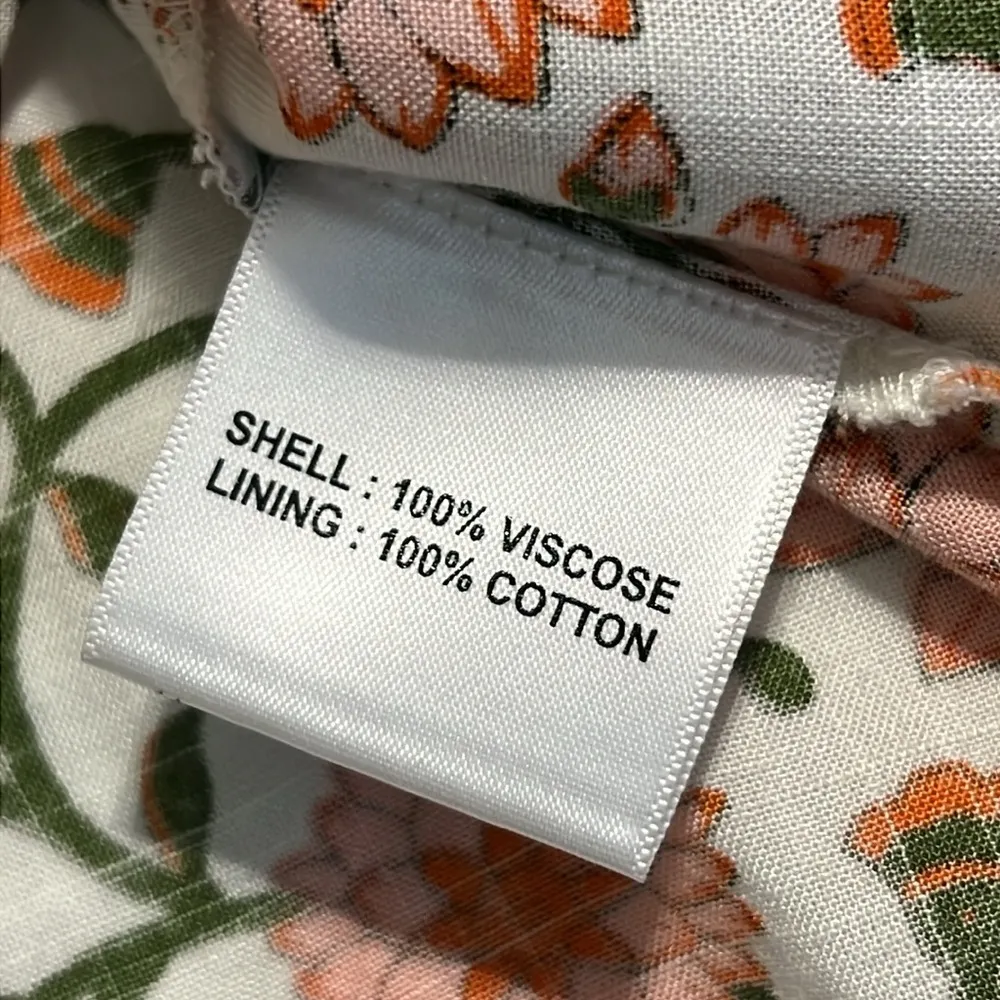 CITRUS Scarlett print top size small v - Image 7