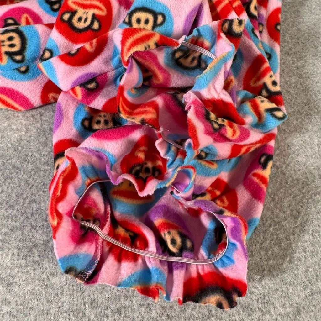 Paul Frank Women's Graphic Print Hooded One Piece Pajama Size M -SEE DESCRIPTION - Image 4