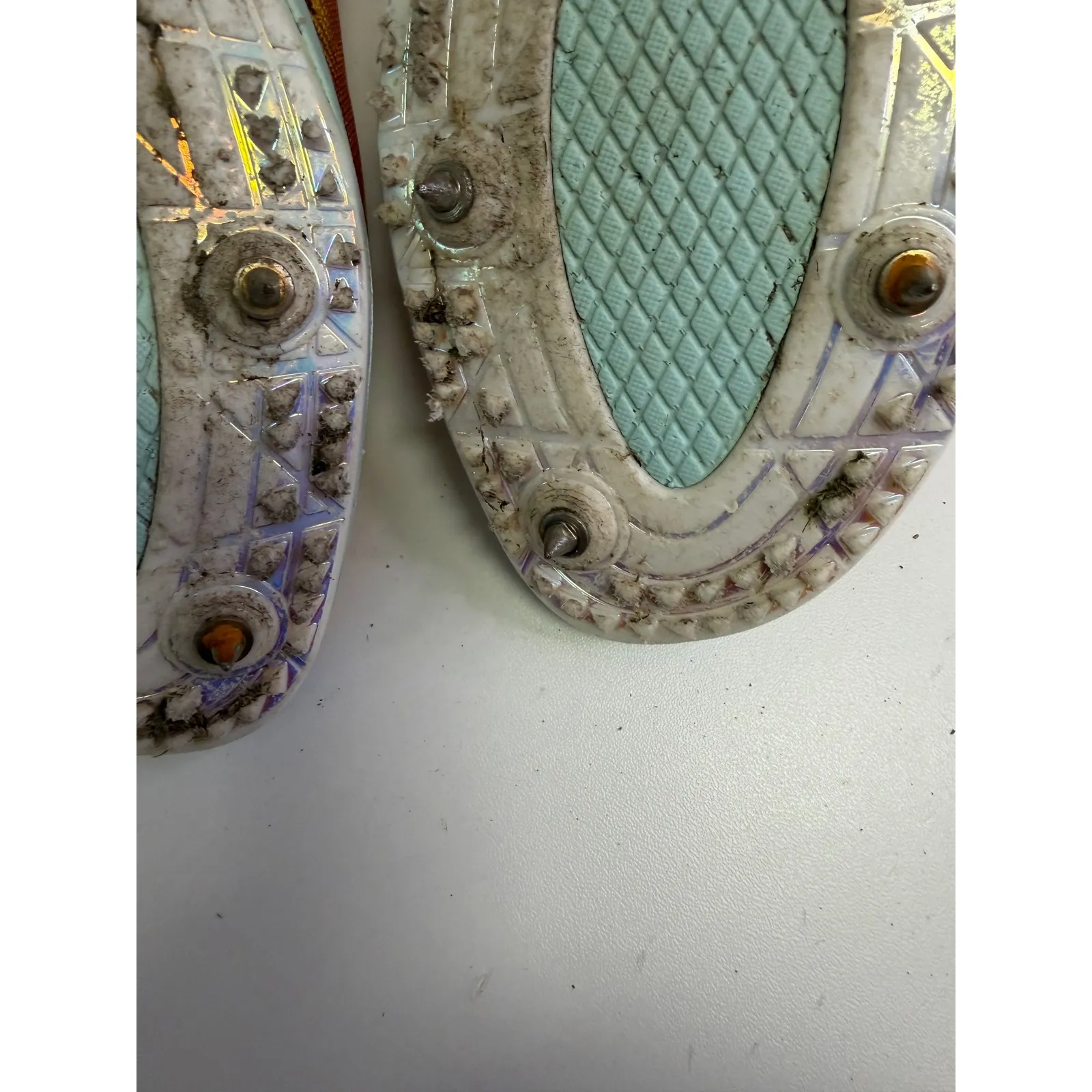 Hoka One One U Cielo X LD Women's Orange Track Spikes Running Shoes Size 8 - Image 10