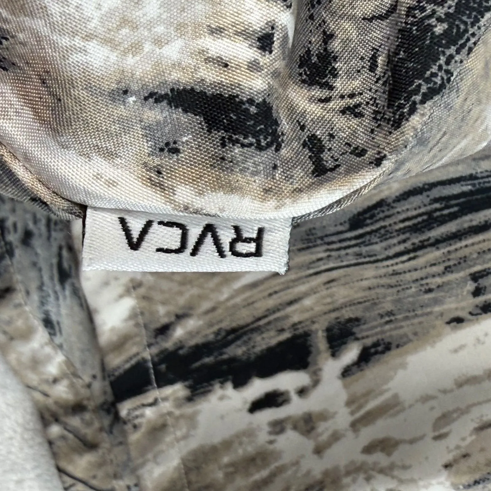 RVCA Mini Dress Abstract Print Sleeveless Casual‎ Summer Dress Size S - Image 9