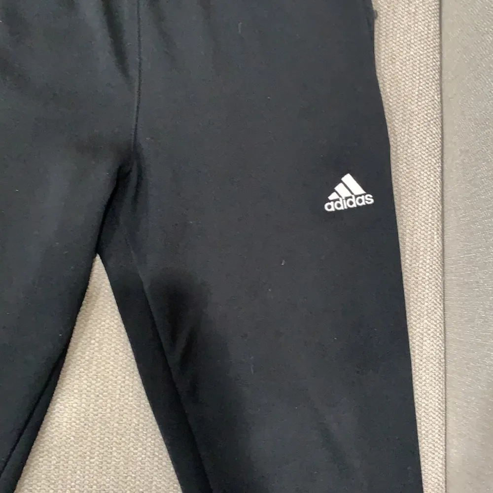Adidas women’s climalite black sweatpants - Image 2