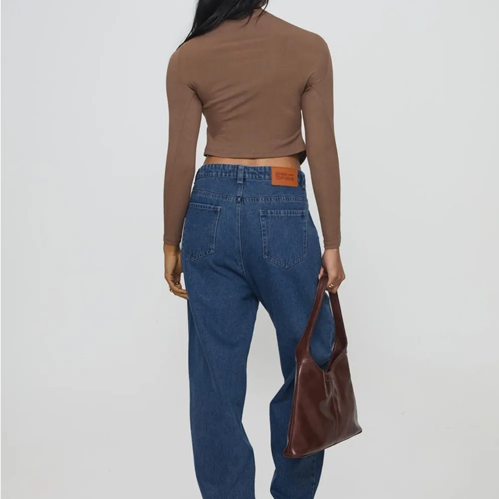 Princess Polly  FORESTIER PIN TUCK JEANS MID BLUE SIZE 6 - Image 5