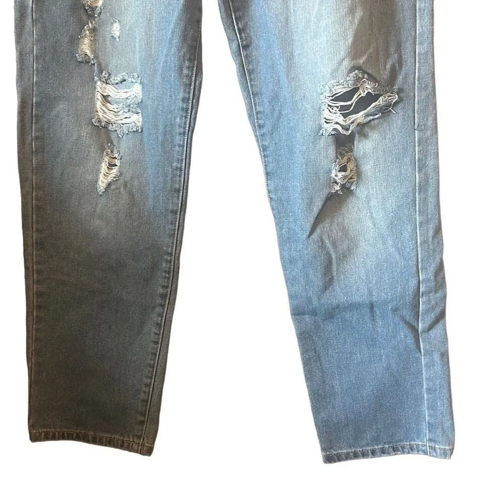 Twenty One  black distressed jeans‎ size 10 - Image 4