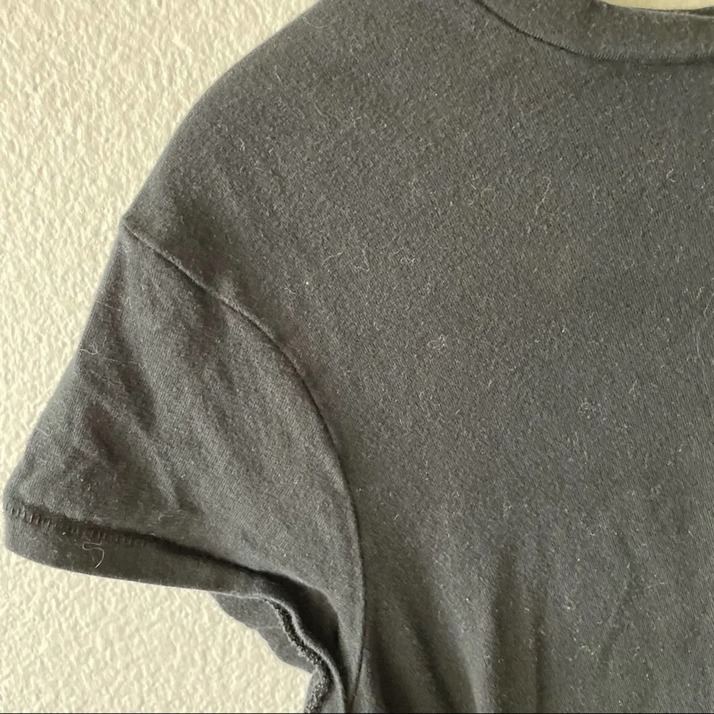 Wild Fable  Black Basic Crop Tee - Image 3