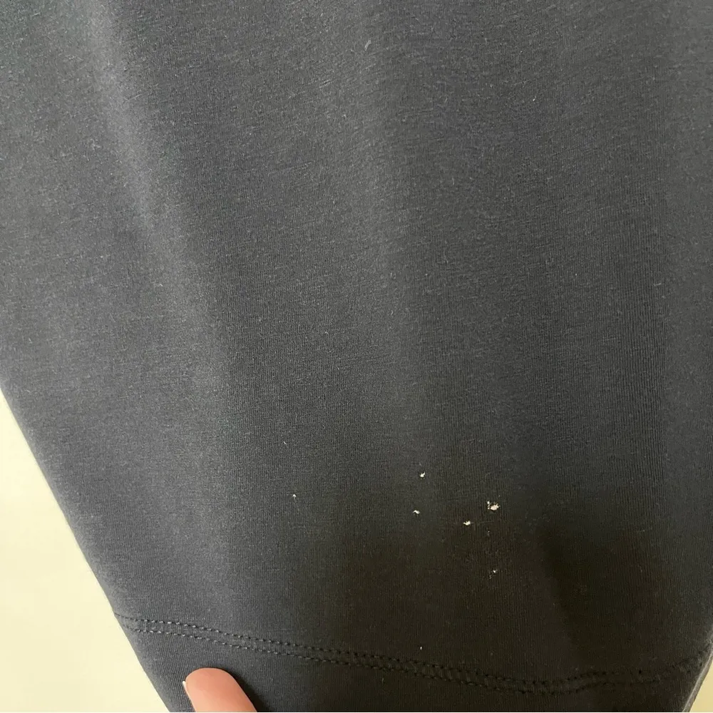 Athleta Shirt Black V-Neck Cap Sleeve Yoga Pilates Top Sz Small Soft (READ) - Image 5