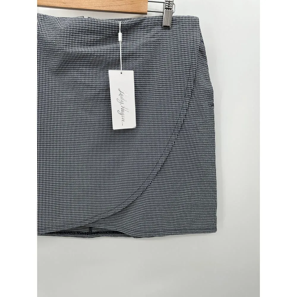 Lady Hagen Skort Women 18 NWT White Navy Blue Seer Sucker Breathable Golf - Image 8