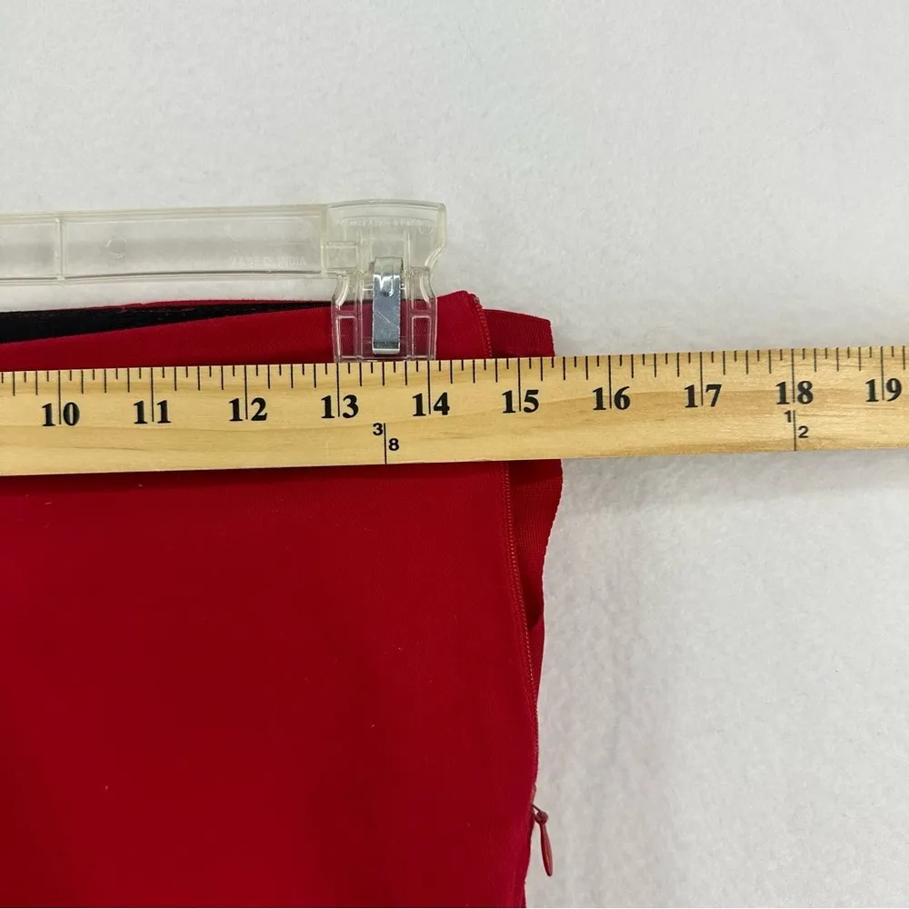 Old Navy Mid Rise Skinny Ankle Pants Womans 4 Petite Red - Image 5