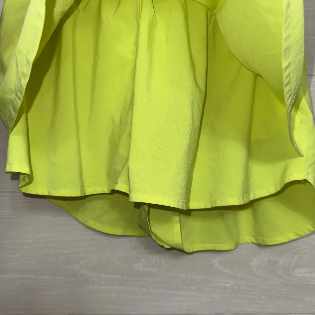 CRZ YOGA Bright Yellow Skort Athletic Tennis Running Golf Skirt Shorts XL - Image 4