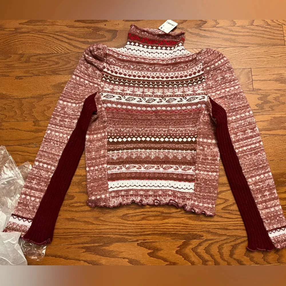 Free People Bali Juniper Turtleneck Sweater-M - Image 5