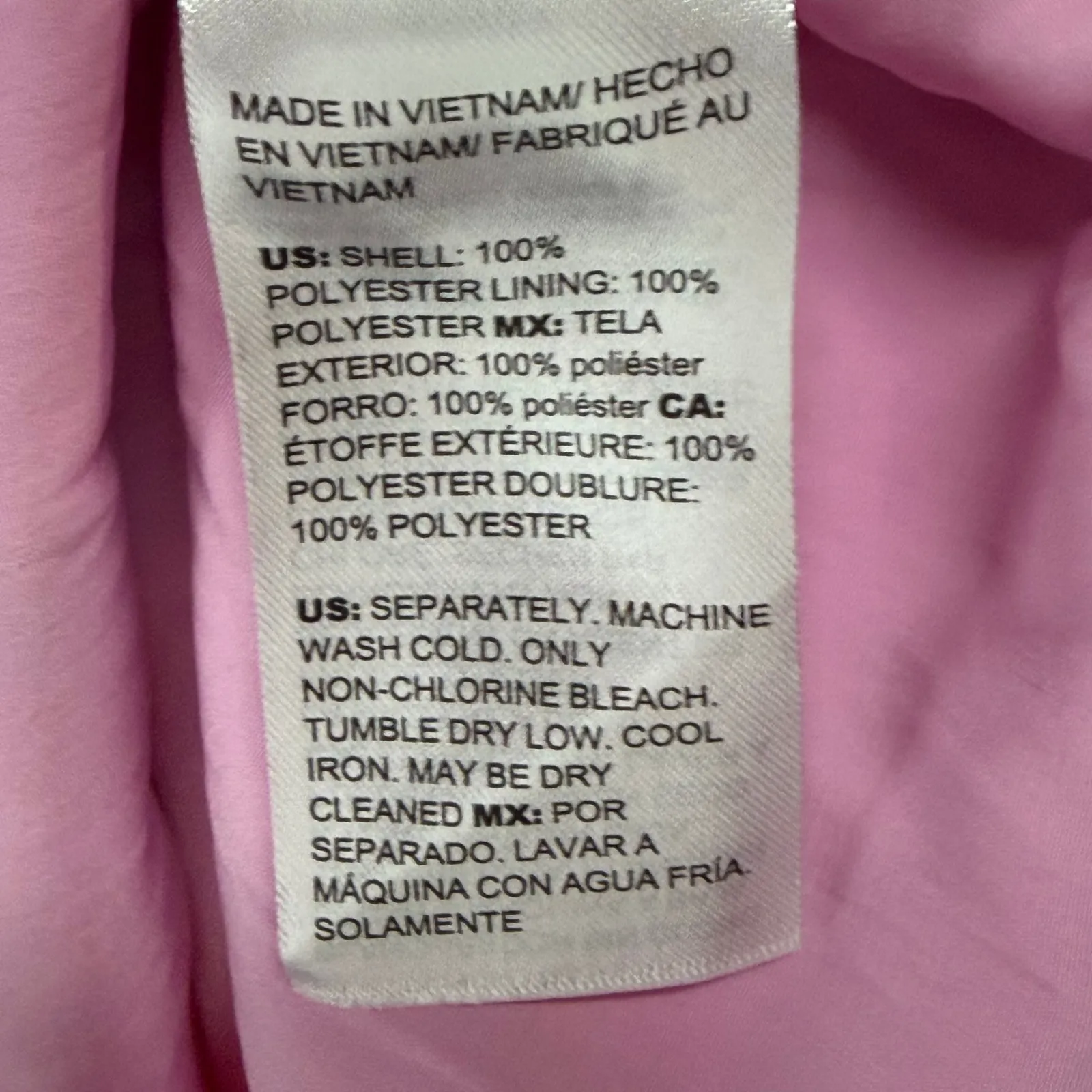 Chicos Trapeze Dress Womens 16 Multicolor Floral Foliage Print Tie Back Tropical - Image 12