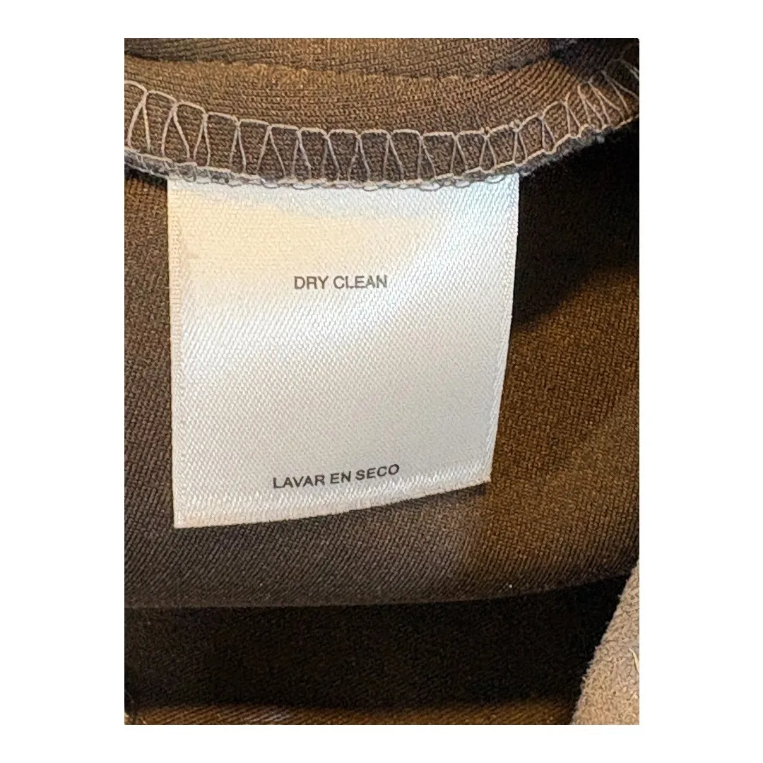 Anne Klein Gray Faux Suede Sheath Dress Career Business Casual‎ Classic Size 8 - Image 7