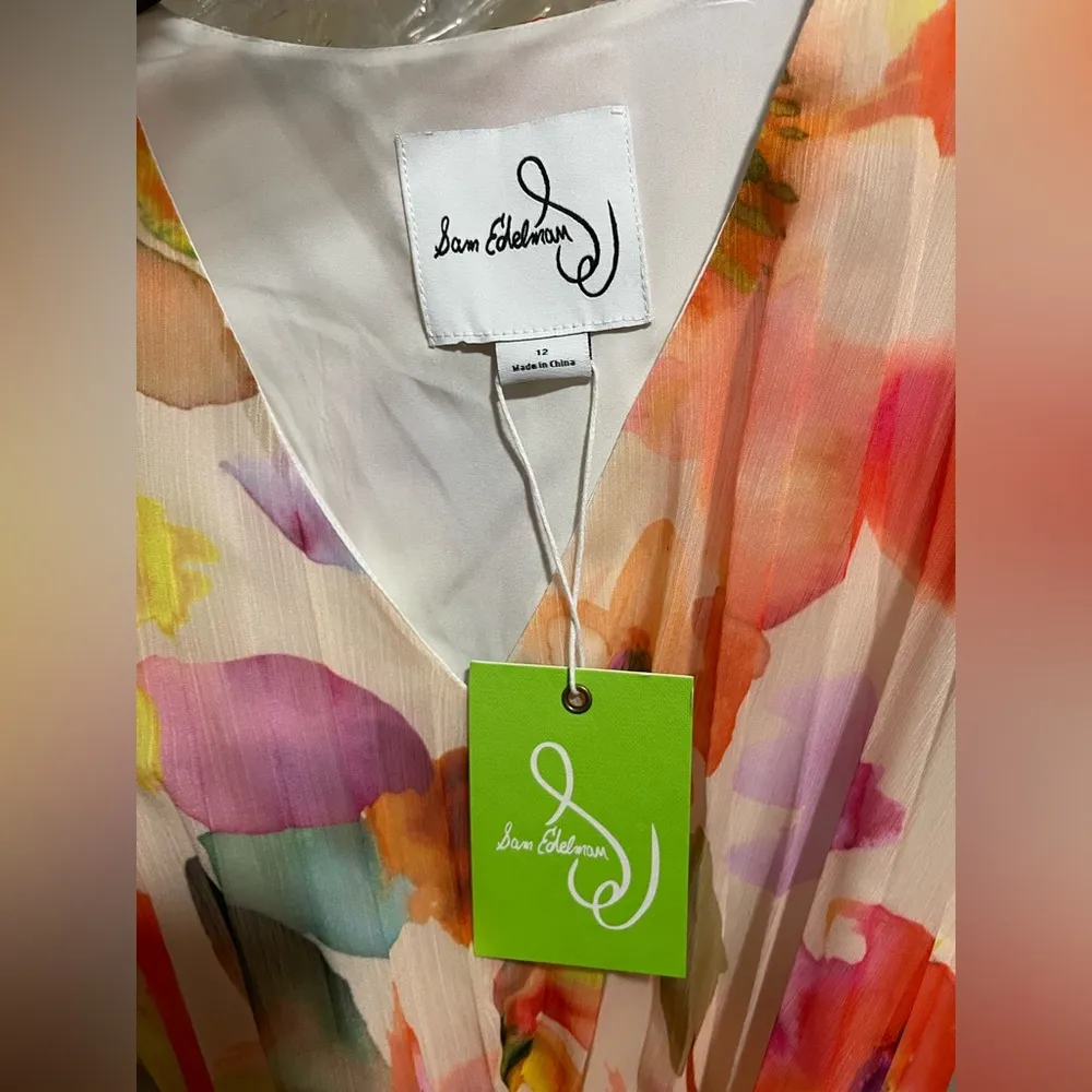 Sam Edelman Accordion Pleated Mini Dress - Image 5