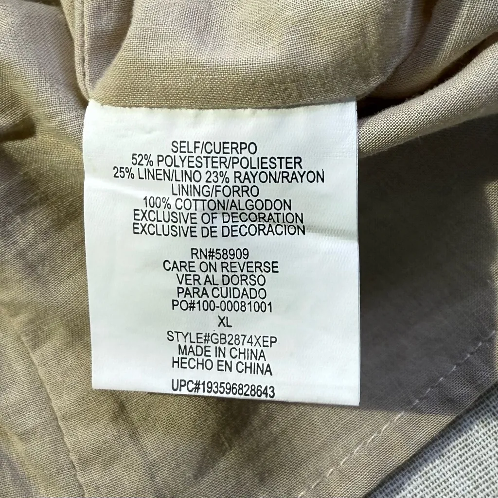 Gianni Bini Polka Dot Beige Women's Top - Image 6