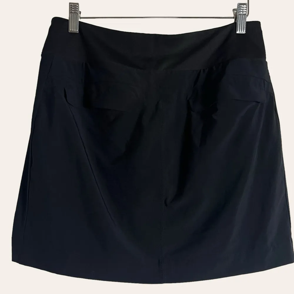Athleta Black Soho Athletic Stretch Mini Skort Size 8 - Image 7