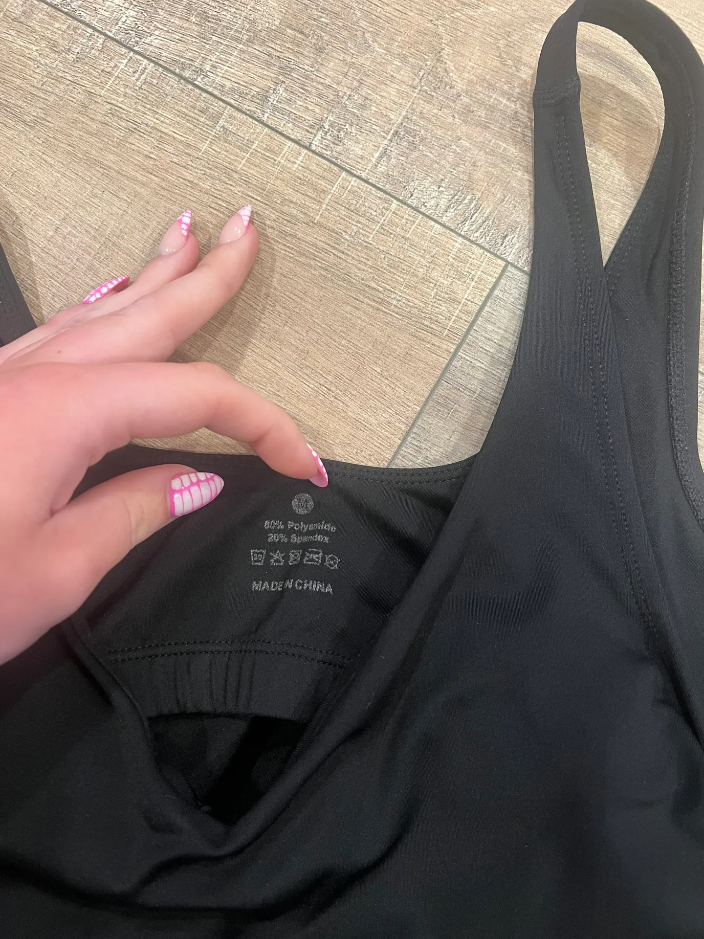 black  athletic tank - Image 3