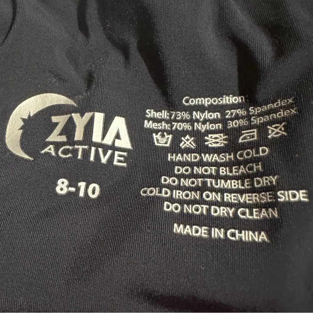 Zyia Leggings Ribbed Burnt Orange size 8-10 - Image 13