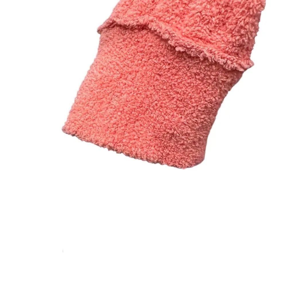 Free People Coral Chenille Wide Neck Sweater Women's Size Medium Long Sleeve NWT - Image 2