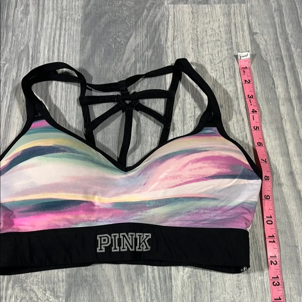 PINK Victoria's Secret Women's Multicolor Ultimate Sports Bra; Small - Image 4