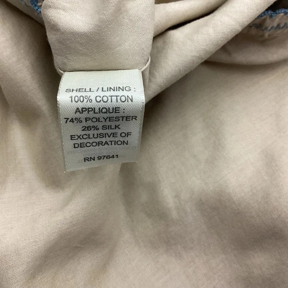 J. Jill Floral Applique Skirt Size Small - Image 8