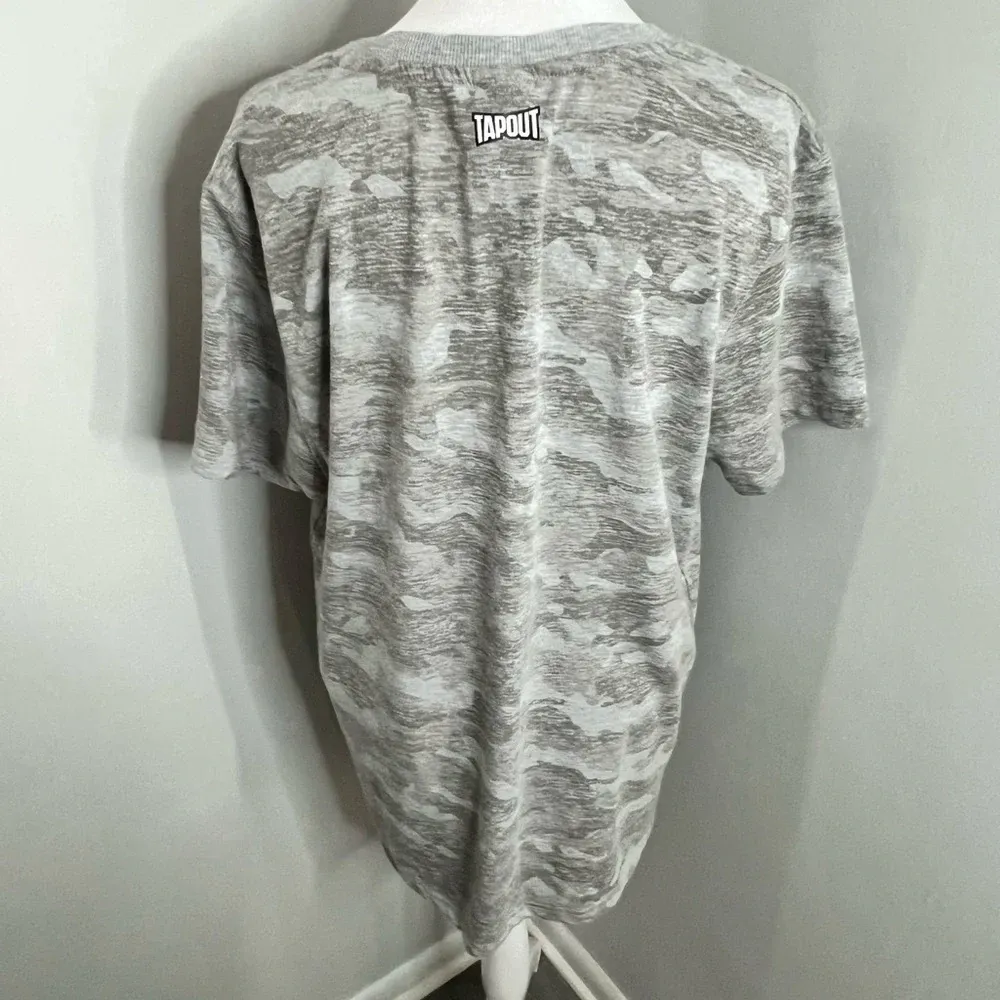 Tapout camo short‎ sleeved shirt White Size L - Image 3