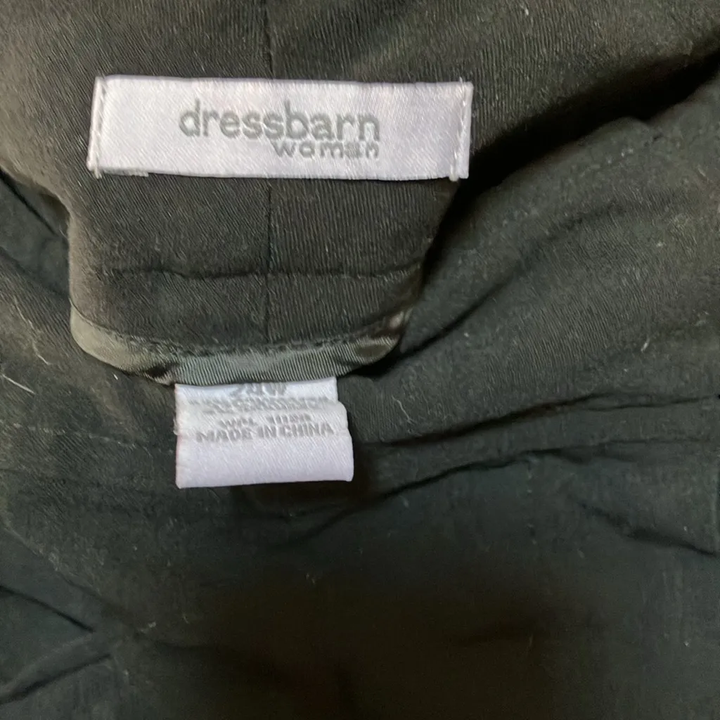 FINAL MARKDOWN Dressbarn Women's Classic Black Dress slacks 24w - Image 3