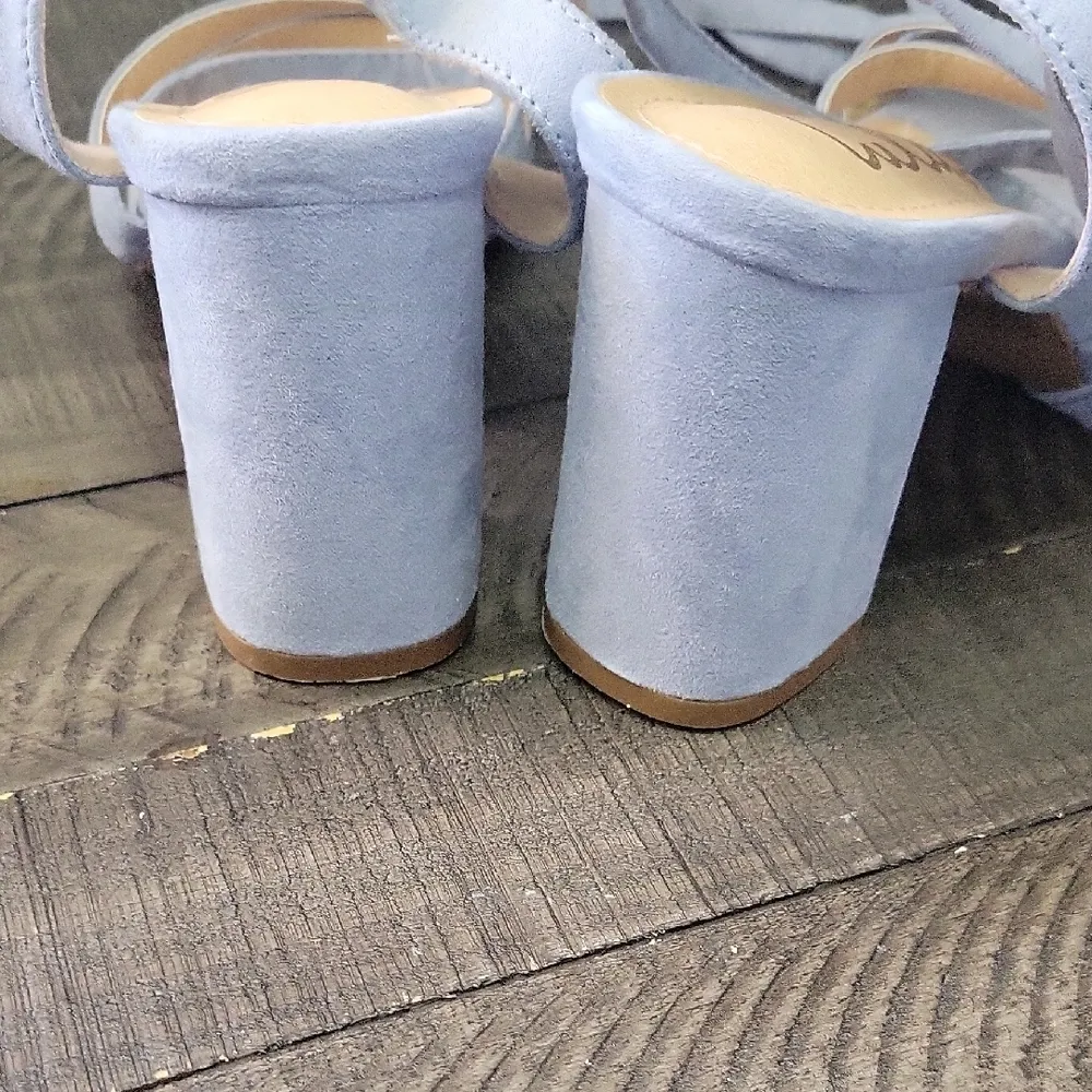 Lulu's Light Blue Strappy Heels - Image 3