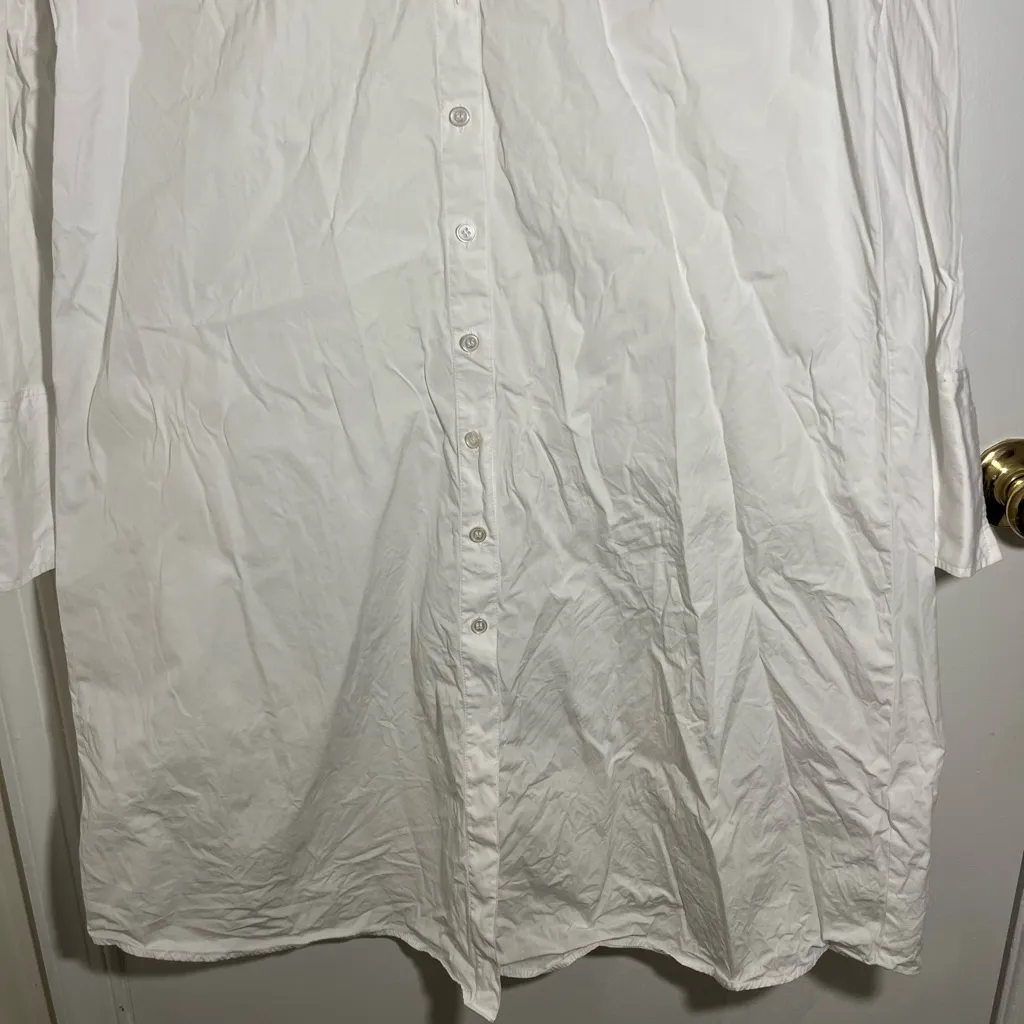 Nordstrom Classic White Long Sleeve Dress - Image 8