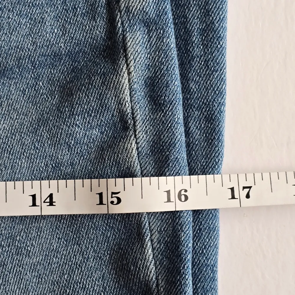 J. Crew Billie Blue Denim 10" Demi Boot Crop Size 26 - Image 9