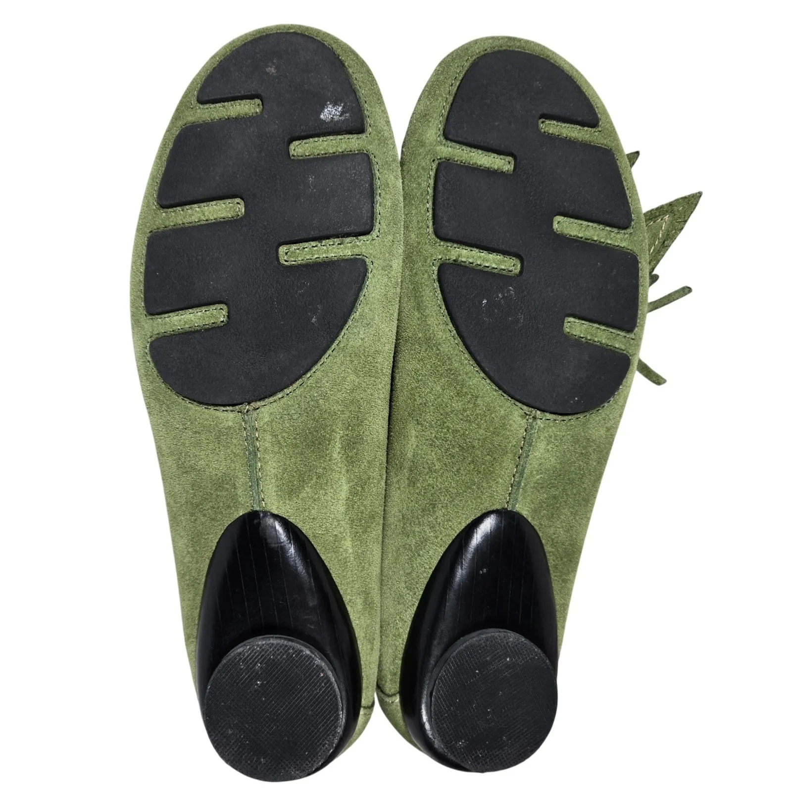 ME TOO Green Suede Tassel Moccasin Loafers Shoes Women's Size 6M - Image 8