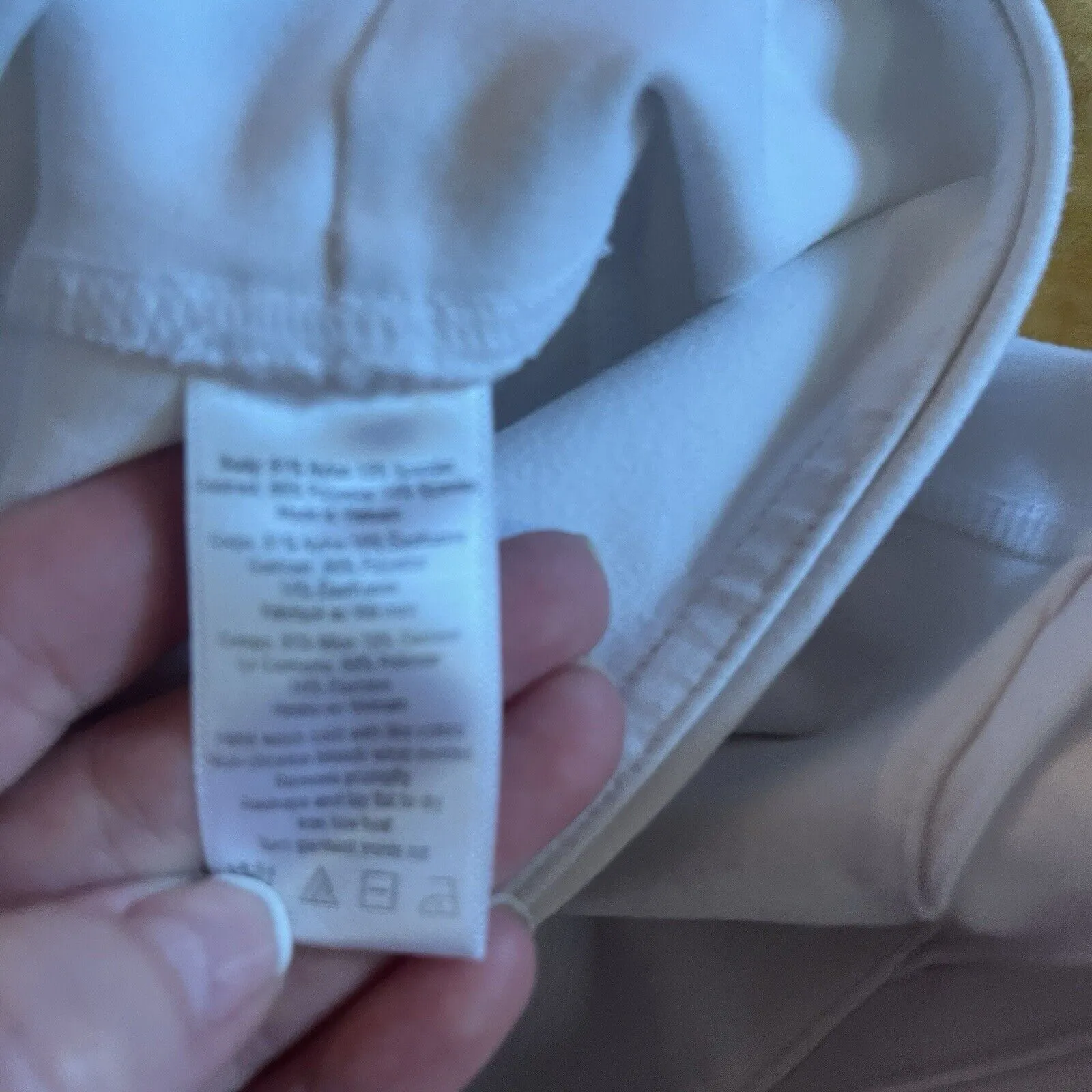 Alo white leggings size Small full length Moto Style And Details - Image 9