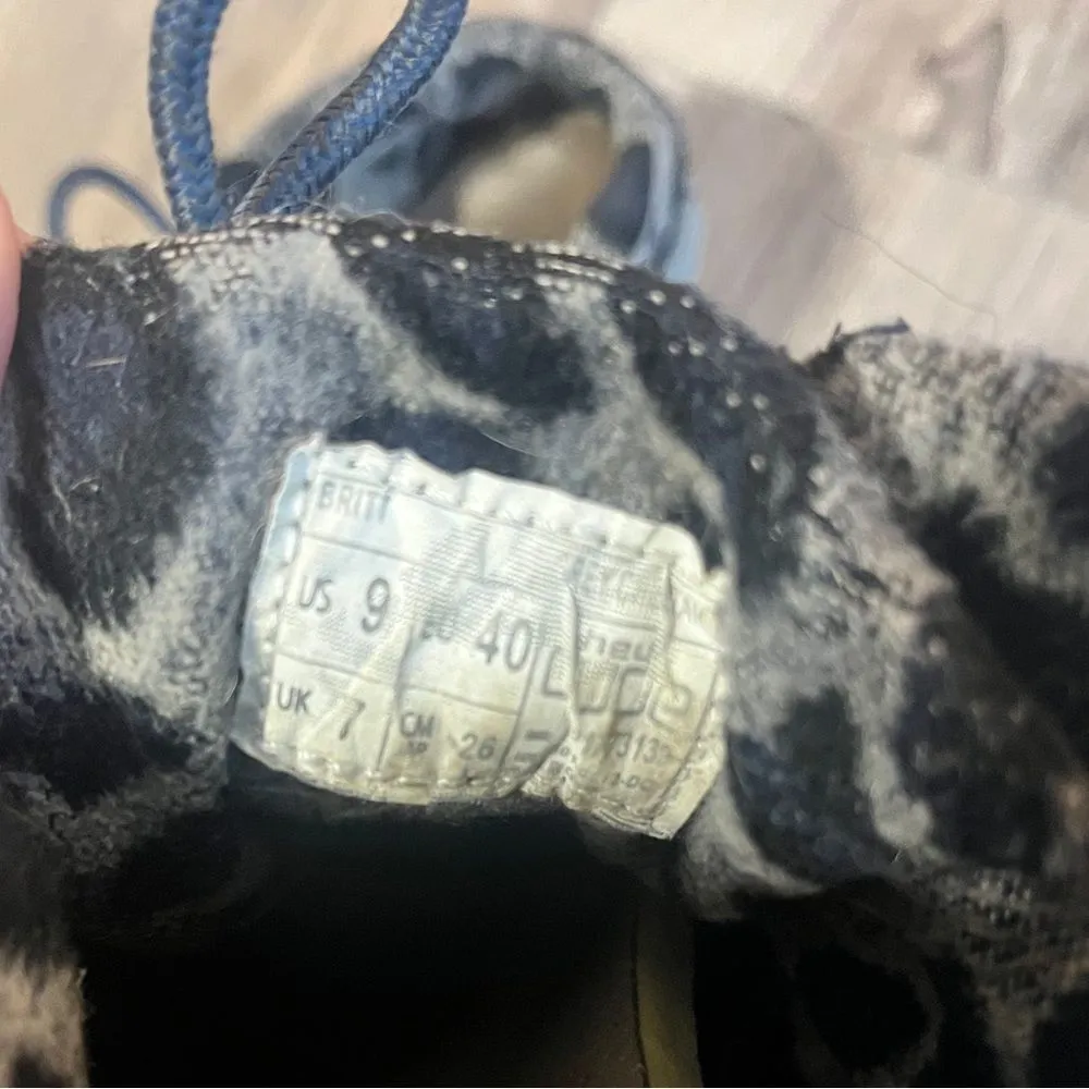 Hey Dude Britt Loafer Slip On Bootie Gray Cheetah Womens 9 - Image 9