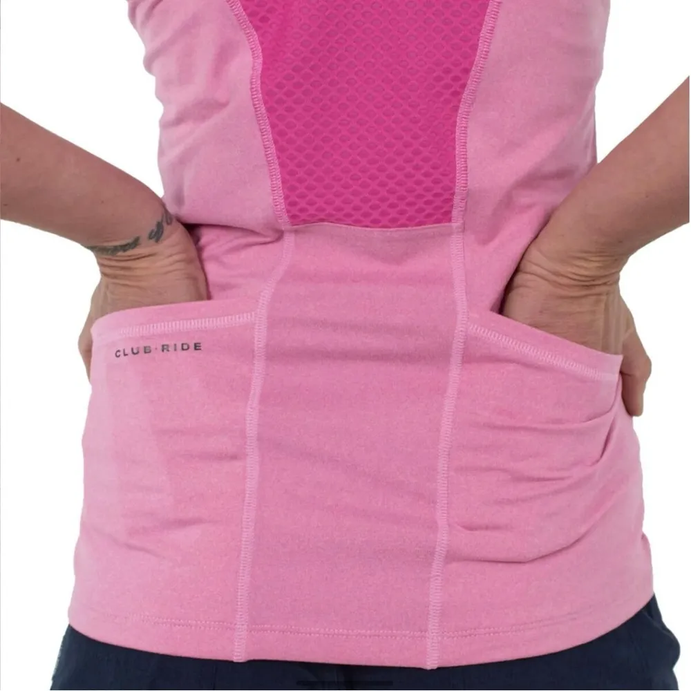 Club Ride Trixie Ibis Rose Sleeveless Women's Jersey Tank Top Large NWT Pink - Image 3
