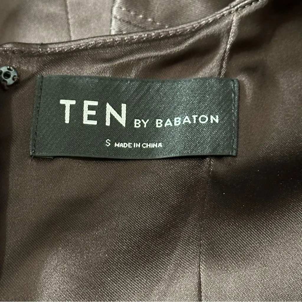 Aritzia Ten by Babaton S Dark Chocolate Brown Elevate Square Neck Bustier Top - Image 5