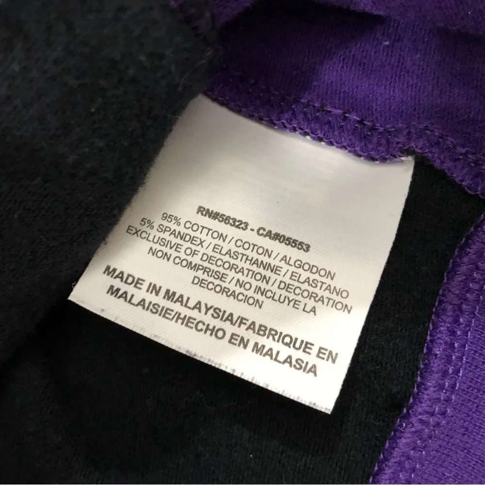 Nike The Athletic Dept Purple Black Full Zip Up Track Jacket Sweatshirt Womens M - Image 6