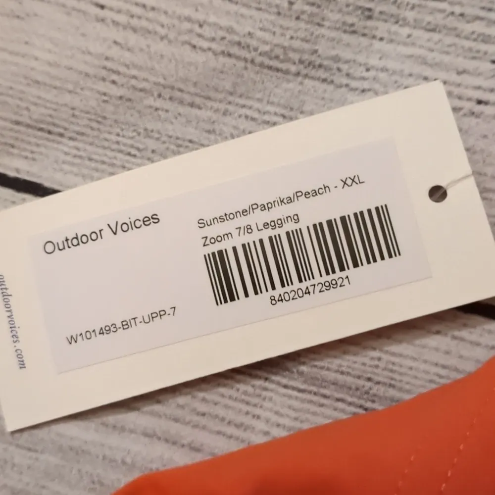 Outdoor voices sunstone/paprika/peach zoom 7/8 leggings size XXL - Image 4