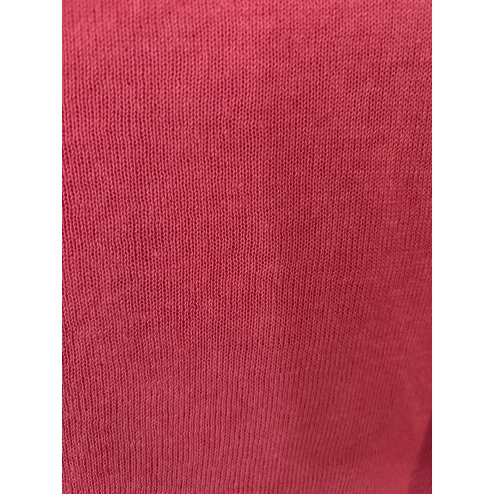 J.Jill Petite Coral Pink Boat Neck 3/4 Sleeve‎ Knit Sweater Top Women's M - Image 2