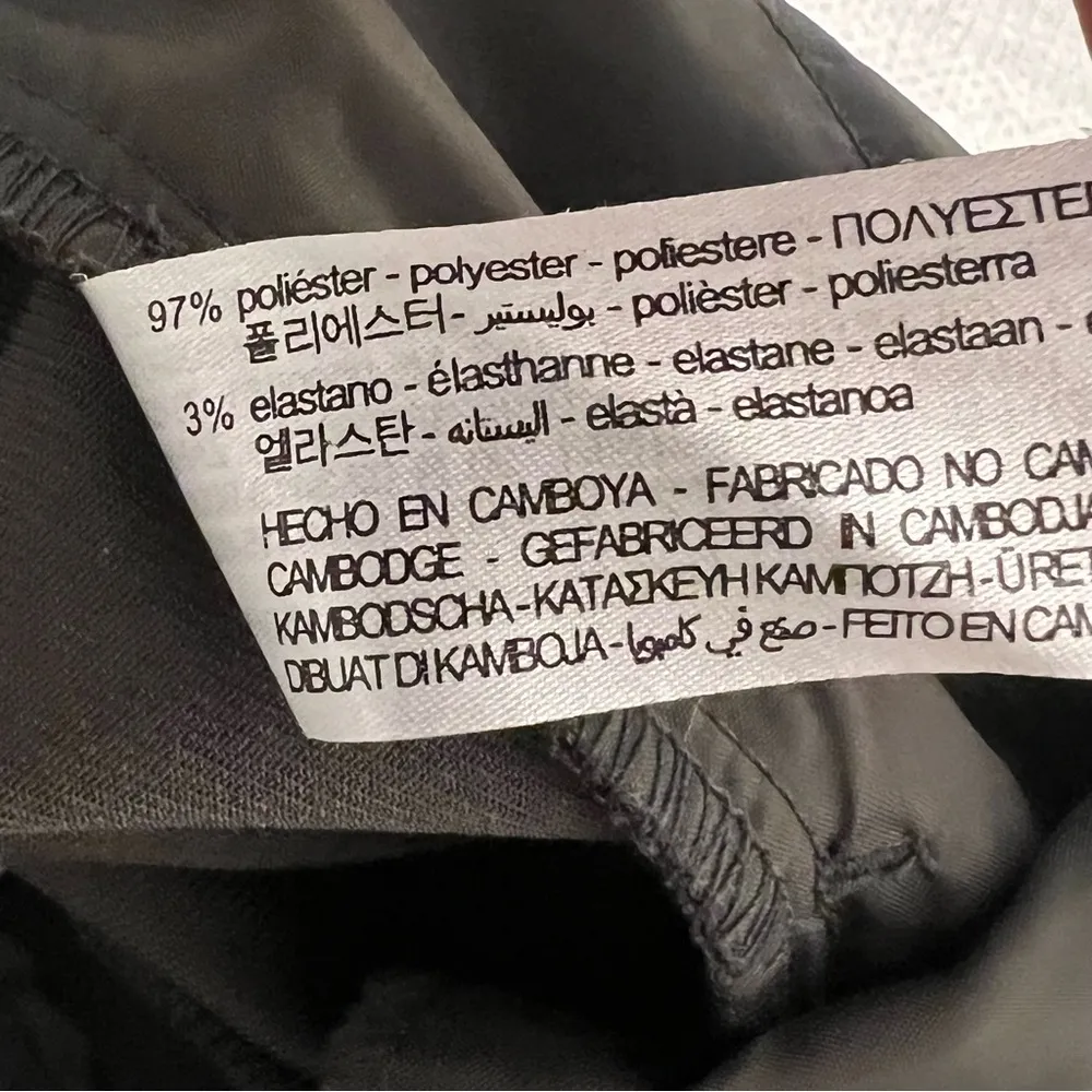 Zara  Joggers Womens Drawstring  Casual Gray Pants Size XS - Image 8