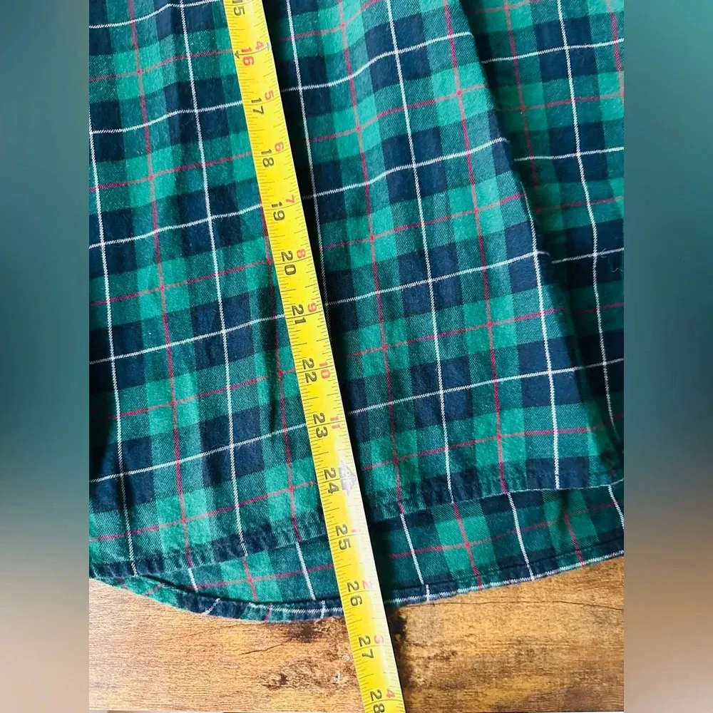 Tommy Hilfiger Plaid Button-Down Shirt - Size L - Image 3