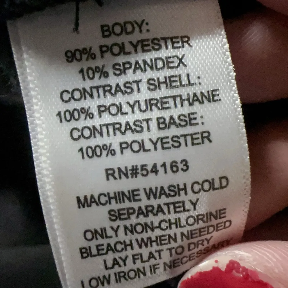 Marc New York black snake print leather part velvet full control waistband $59 - Image 5