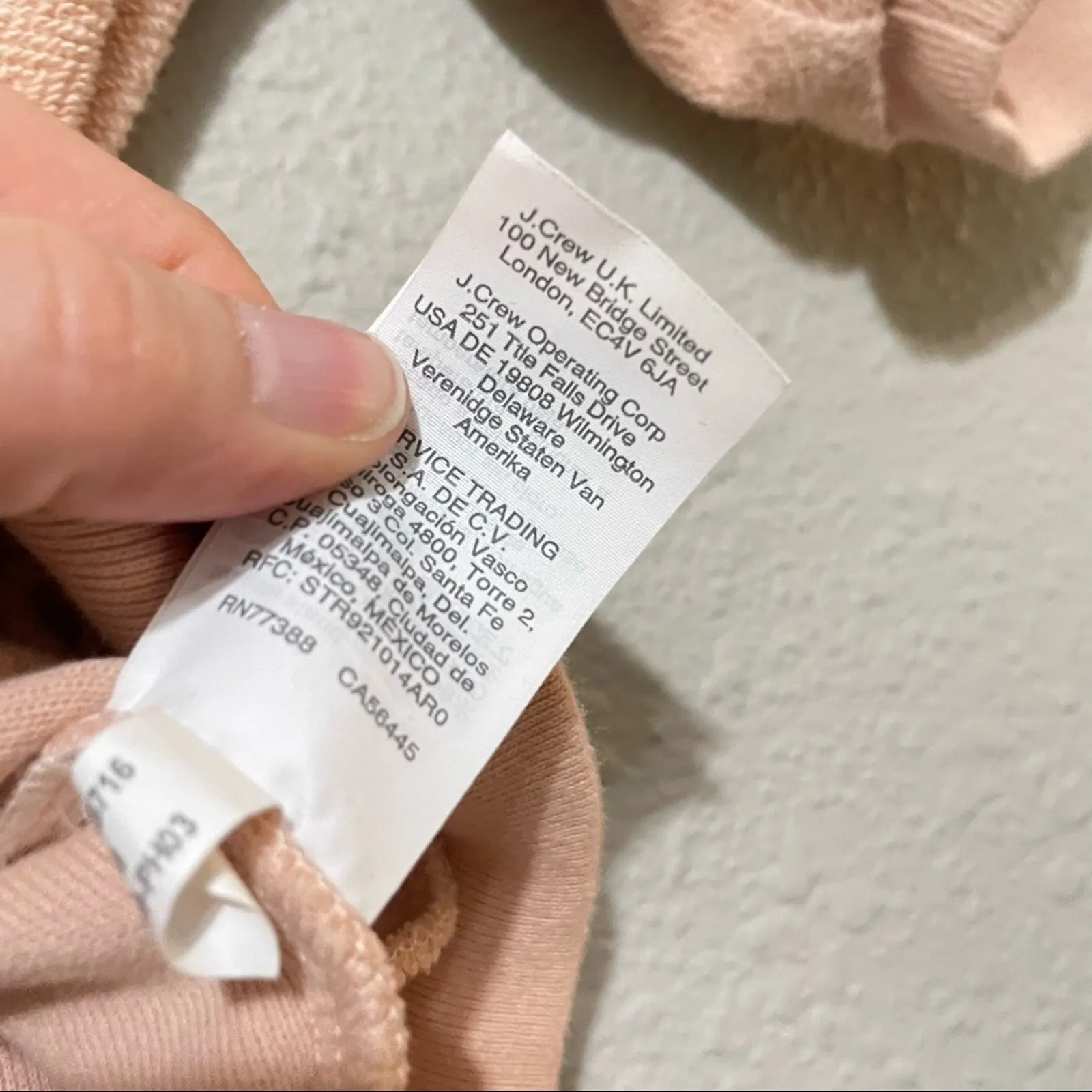 J Crew Peach Puff Short Sleeve Sweater Womens XXS Boxy Fit Fall Preppy Crew Neck - Image 5